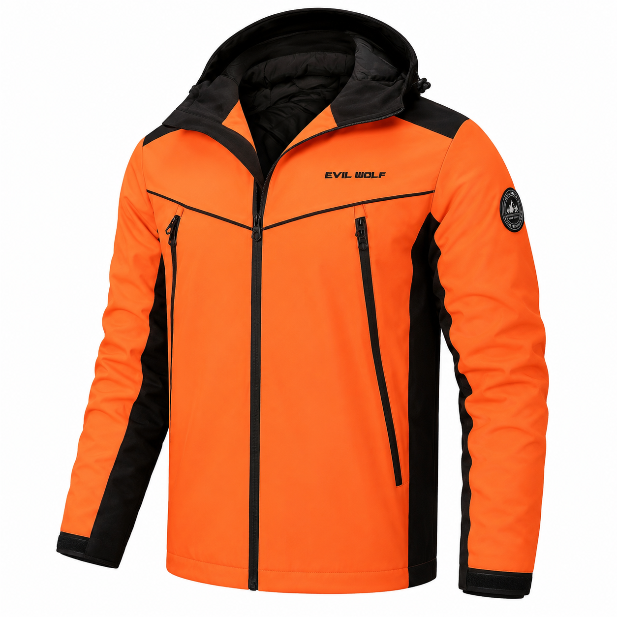 Waterdichte heren winterjas met capuchon