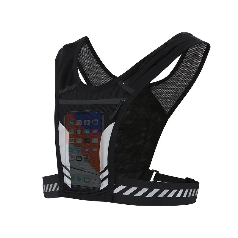 Reflecterend Hardloopvest - Telefoonhouder - OutdoorHavenNL