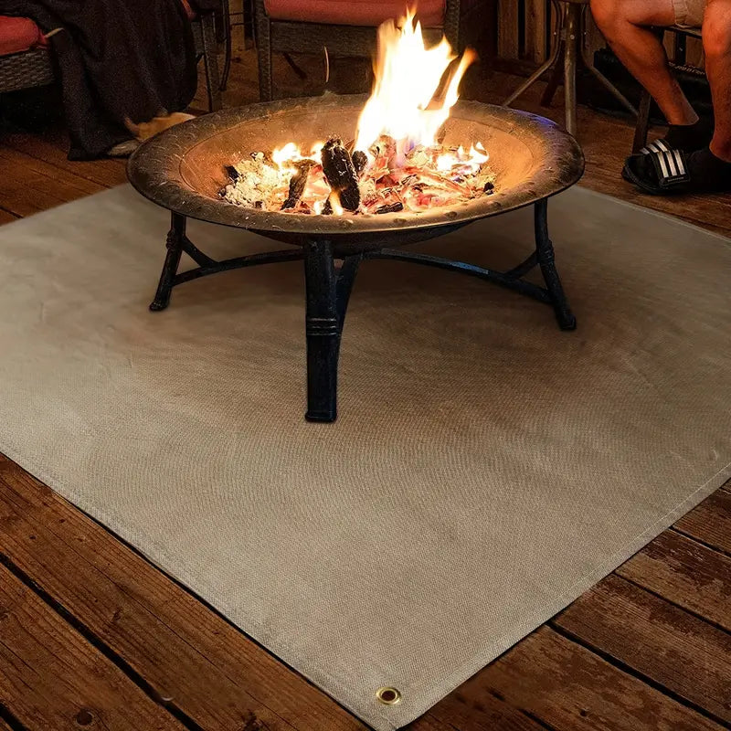 Vuurvaste Mat - Bescherming BBQ & Vuurkorf - OutdoorHavenNL