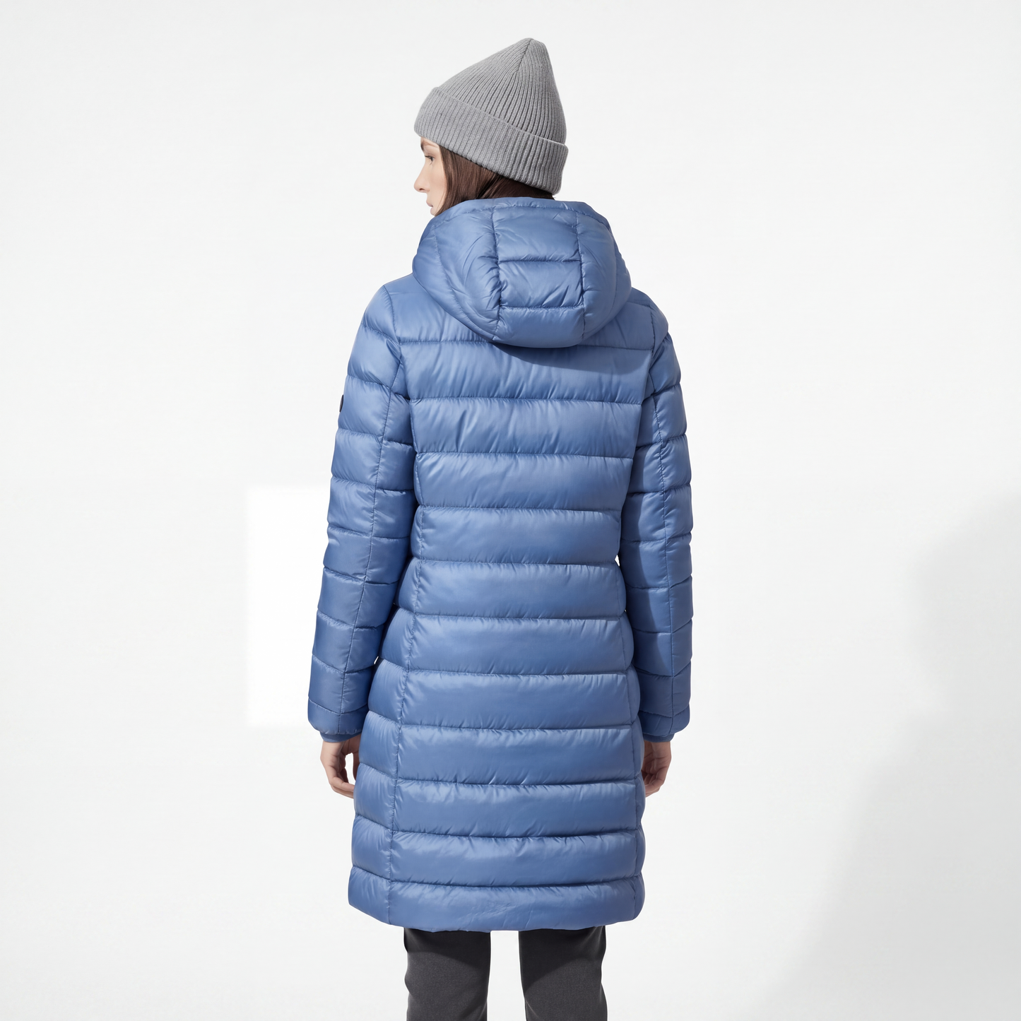 Lange Winterjas Dames met Dons - Waterdicht & Winddicht - Licht met Capuchon
