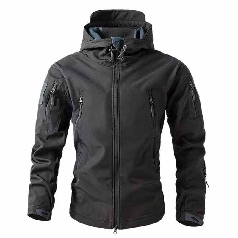 Heren Tactical Jas – Waterdicht Softshell – Met Capuchon