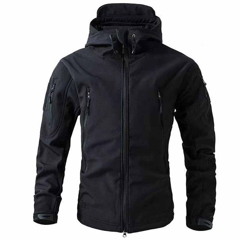 Heren Tactical Jas – Waterdicht Softshell – Met Capuchon