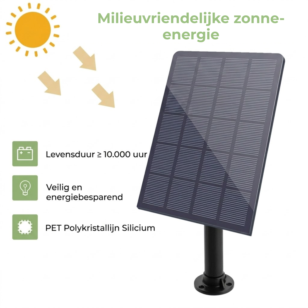 Zonne-energie Fonteinset – 6-in-1 Vijverpomp – Draadloos