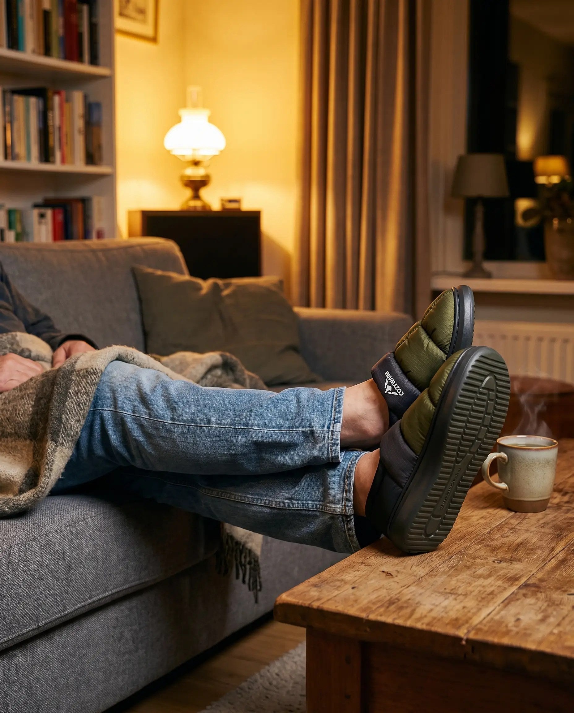 Weer binnen: gewoon aanhouden op de bank