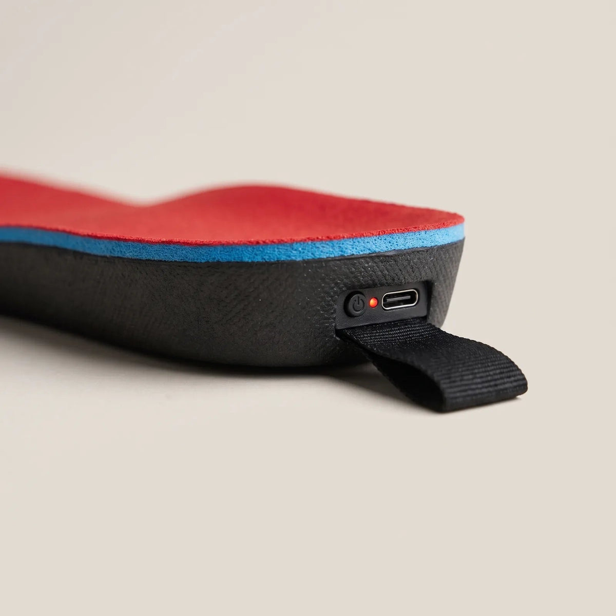 Verwarmde Inlegzolen Oplaadbaar – accu en USB-C bij de hiel