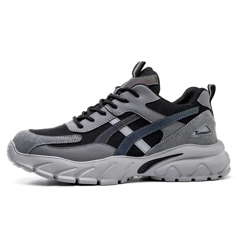 Veiligheidsschoenen heren met ademend mesh
