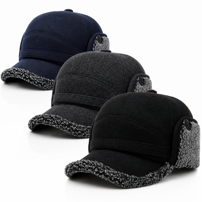 Wintermuts met Klep - Pet met Oorflappen - Fleecevoering & Nekflap – 5