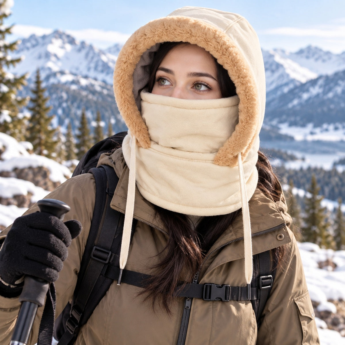 Balaclava Winter - Bivakmuts met Pluche Voering - Verstelbaar – 9