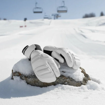 Skihandschoenen Gevoerd - 3 Vingers of 5 Vingers - Met Polslus – 6