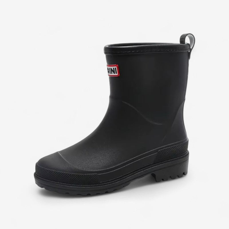Regenlaarsjes Dames - Enkelhoge Slip-On - Met Antislipzool