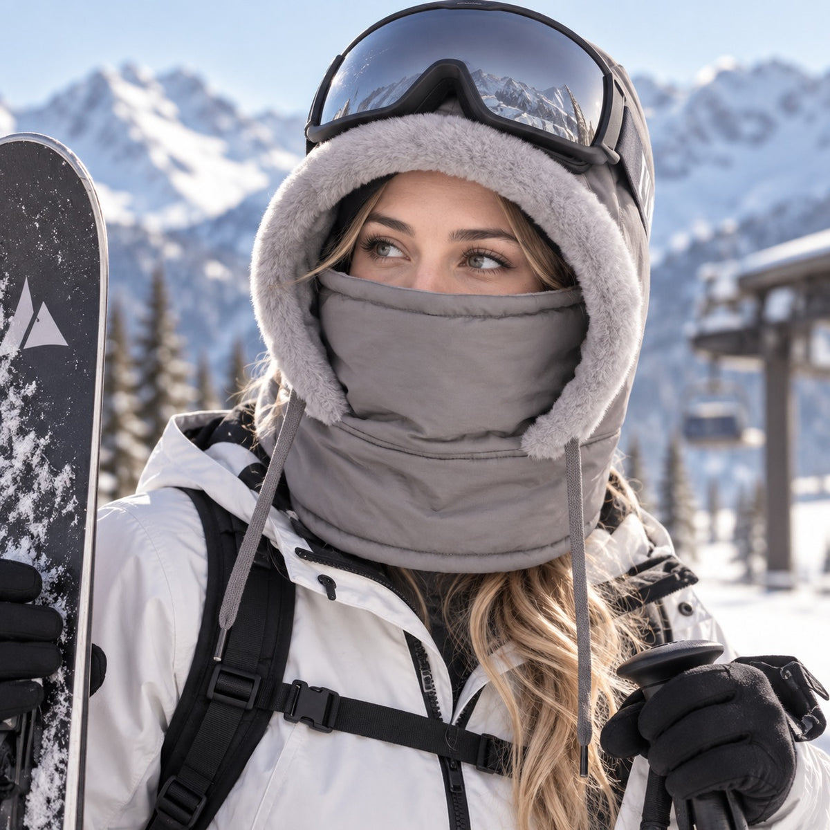 Balaclava Winter - Bivakmuts met Pluche Voering - Verstelbaar – 12