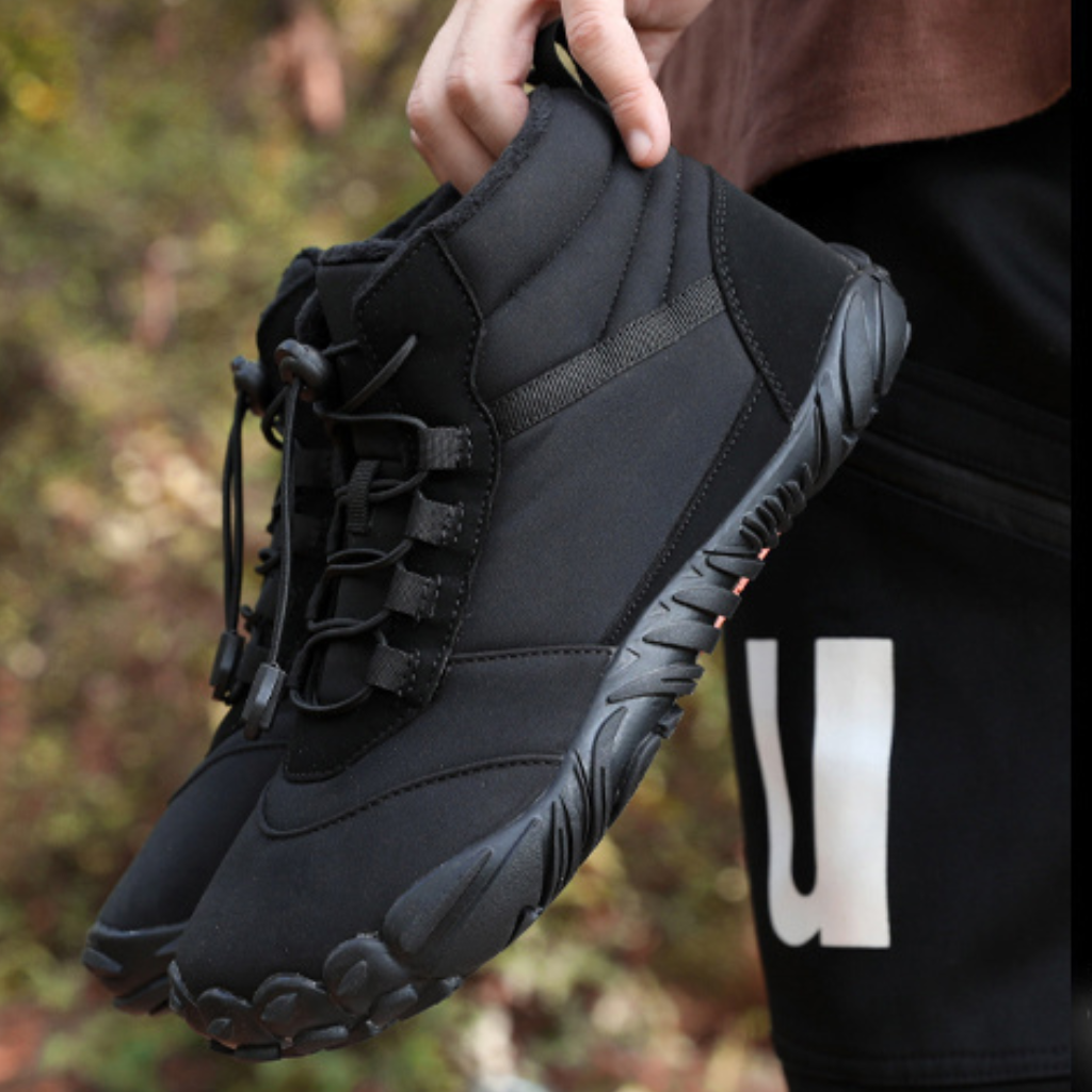 Barefoot schoenen winter in de hand – lus aan de hiel