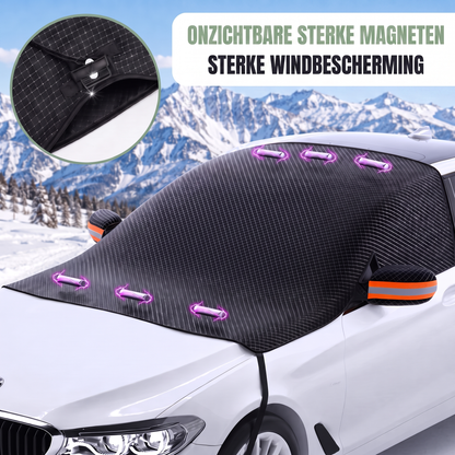 Voorruithoes Magnetisch - Oxford Weefsel - IJs- & Vorstbescherming