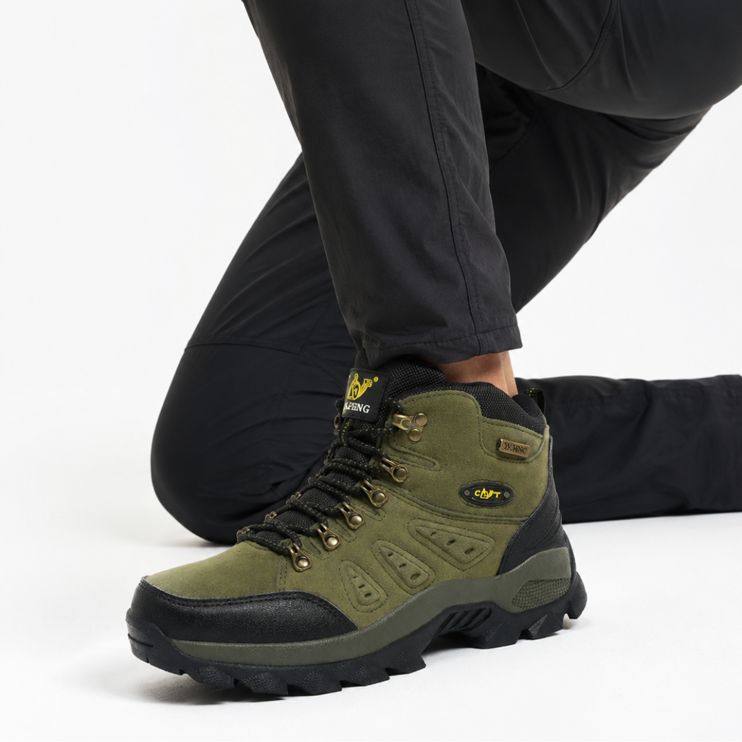 Wandelschoenen heren waterafstotend met orthopedische zool