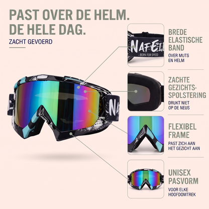 Skibril - Groot Zichtveld - Gespiegeld - Unisex