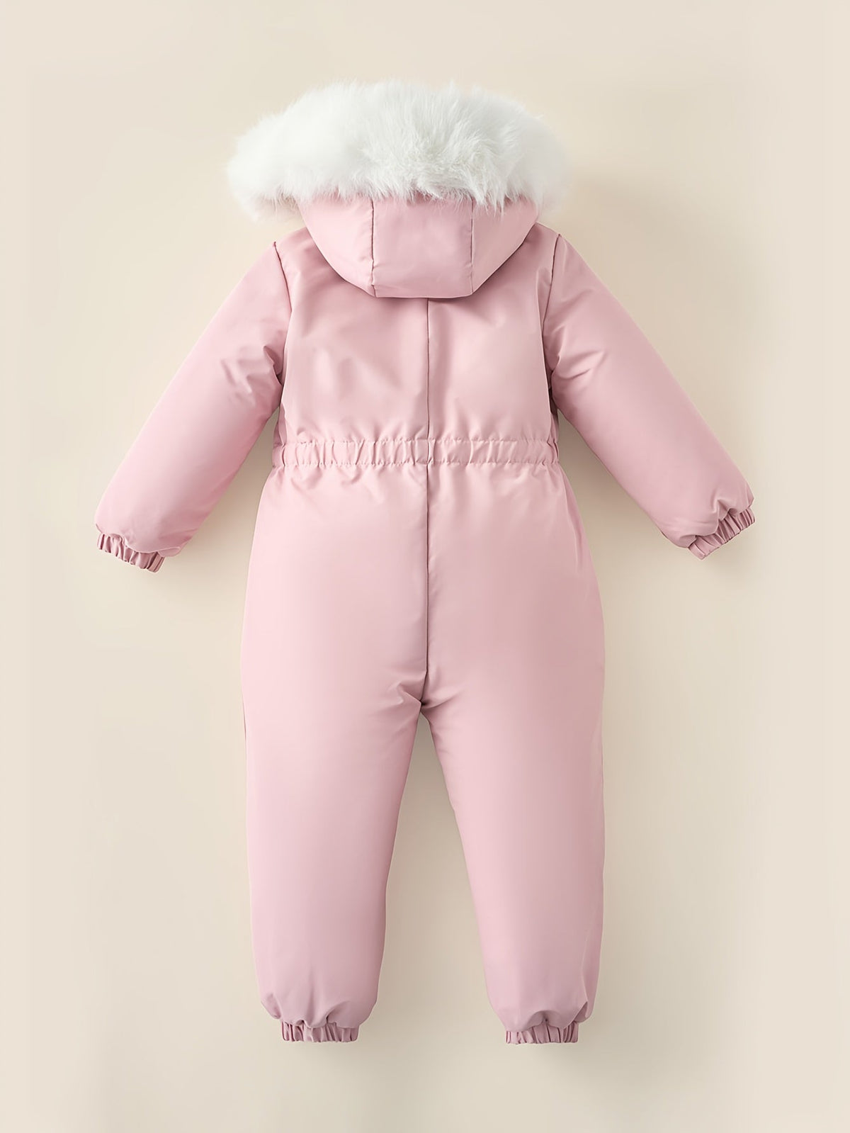 Skipak Meisje - Gevoerde Overall met Capuchon - Roze