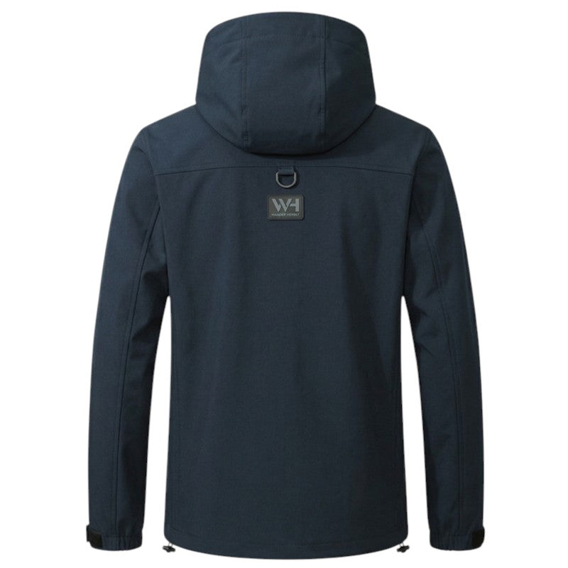 Hardshell jas voor heren, waterdicht en comprimeerbaar