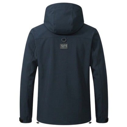 Hardshell jas voor heren, waterdicht en comprimeerbaar