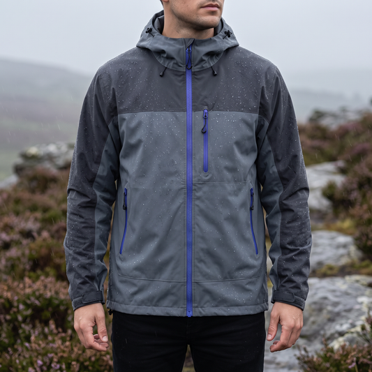 Waterdichte jas unisex met verstelbare capuchon