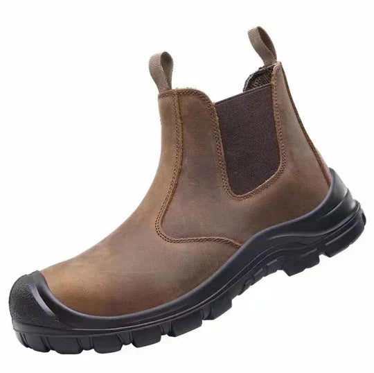 Werkschoenen heren met beschermkap en doortrapvaste zool