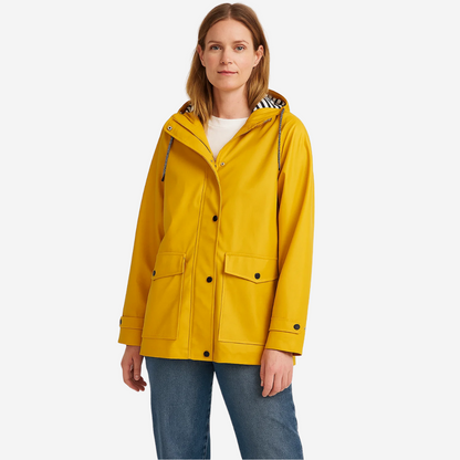 Dames Winddicht & Waterdicht Jack – Met Capuchon & Klepzakken – Herfst/Winter