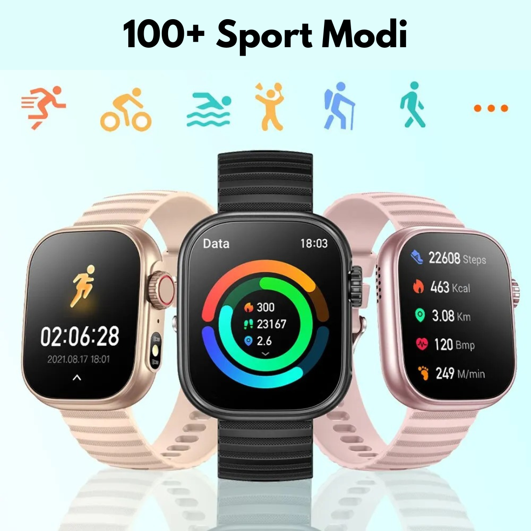 Sport Smartwatch - 100+ Functies
