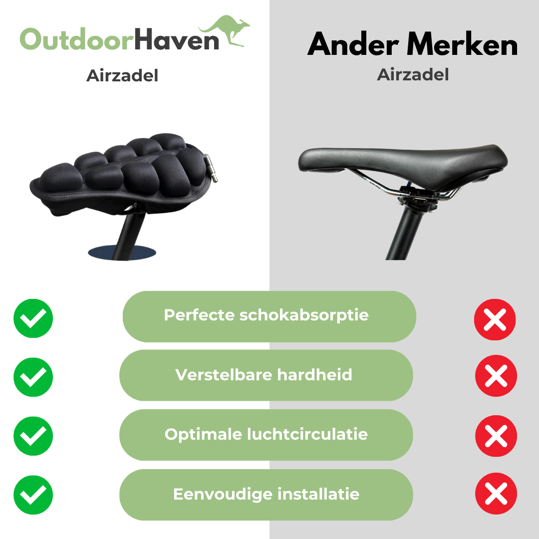 Luchtzadel Hoes - Comfort+ - OutdoorHavenNL