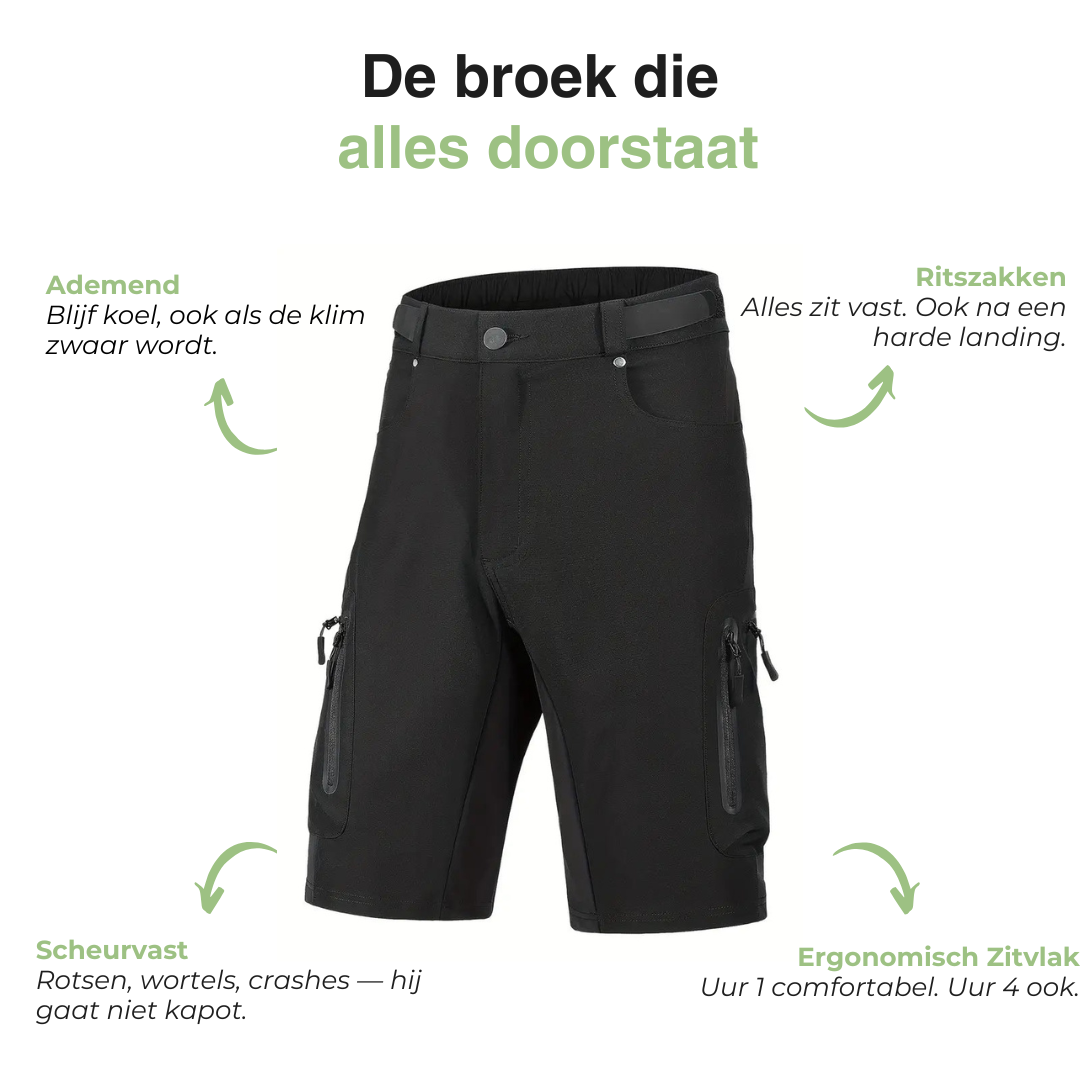 Mountainbike Korte Fietsbroek Heren - MTB Cargoshorts