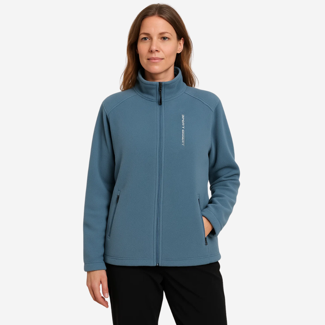 Dames Outdoor Fleece Jas – Warm Gevoerd – Herfst & Winter