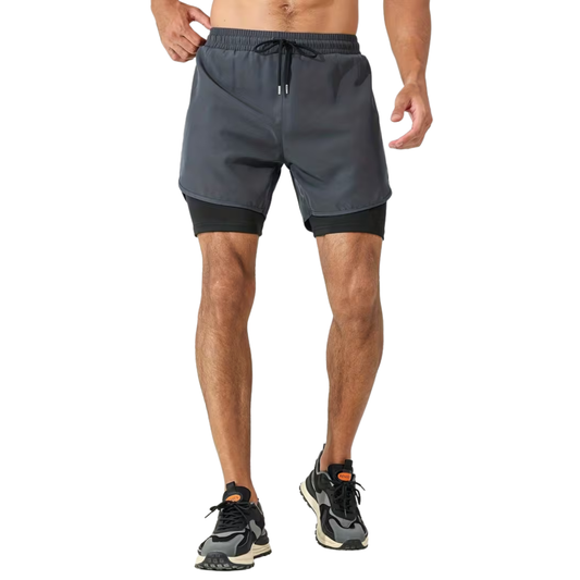 Heren Korte Sport Broek – Binnenbroek - Telefoonzak