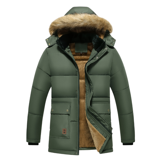 Heren Winterjas – Gevoerd  – Winddicht & Waterdicht
