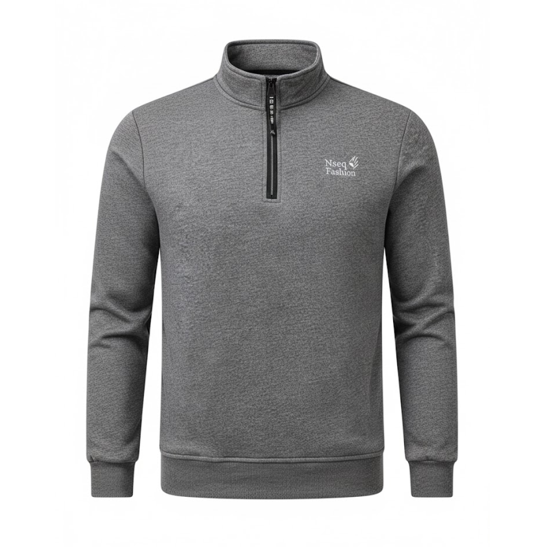 Heren Fleece Sweatshirt – Warm Gevoerd – Winter