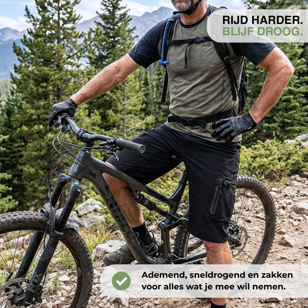 Mountainbike Korte Fietsbroek Heren - MTB Cargoshorts