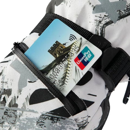 Skihandschoenen – ritsvak op de handrug met pasje