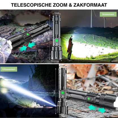 Zaklamp – Felste LED – 100.000 Lumen