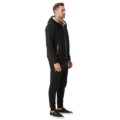 Heren Trainingspak – Fleece Gevoerd – Warm & Comfortabel