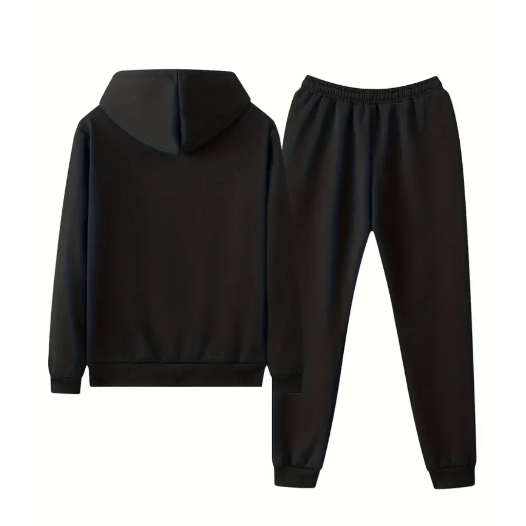 Heren Trainingspak – Fleece Gevoerd – Warm & Comfortabel