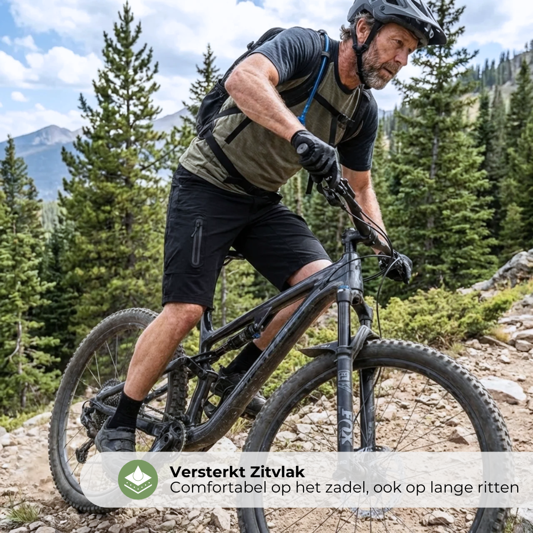 Mountainbike Korte Fietsbroek Heren