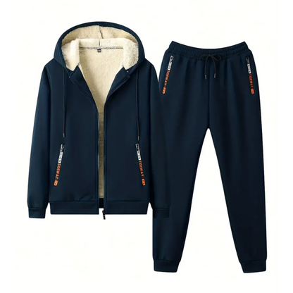 Heren Trainingspak – Fleece Gevoerd – Warm & Comfortabel