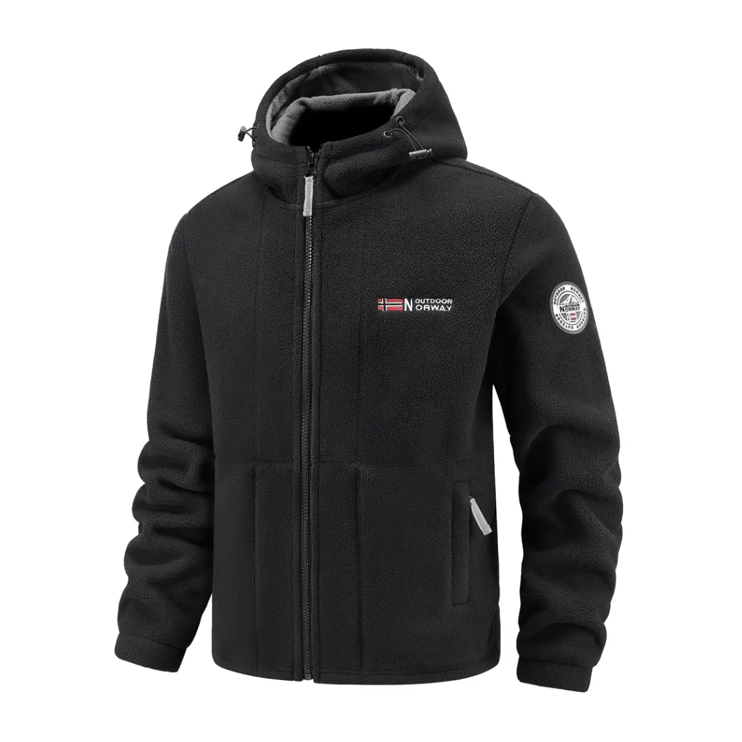 Warme Heren Fleece Jas – Winddicht & Ademend – Herfst/Winter