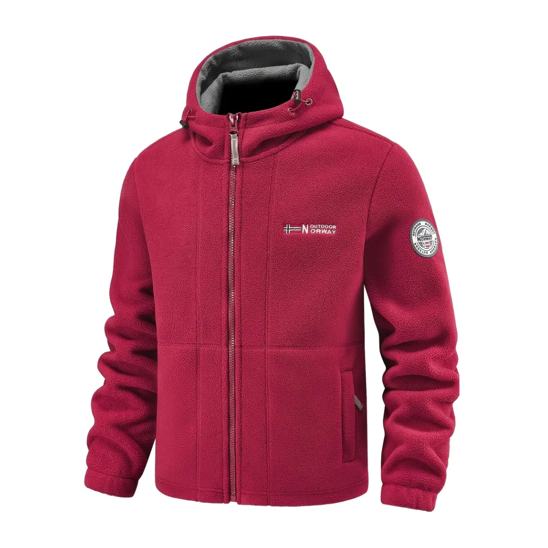 Warme Heren Fleece Jas – Winddicht & Ademend – Herfst/Winter