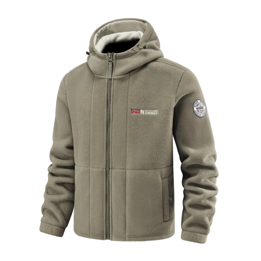 Warme Heren Fleece Jas – Winddicht & Ademend – Herfst/Winter