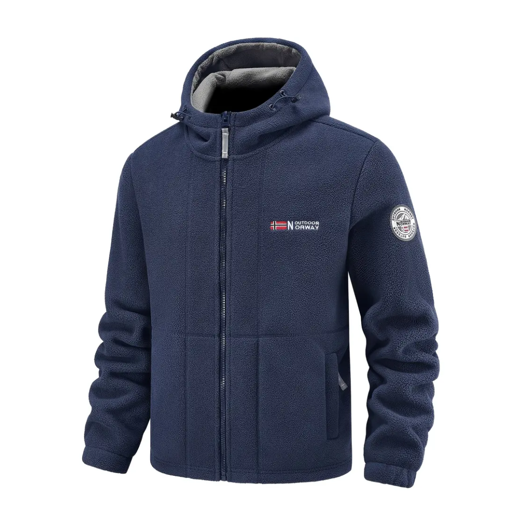 Warme Heren Fleece Jas – Winddicht & Ademend – Herfst/Winter