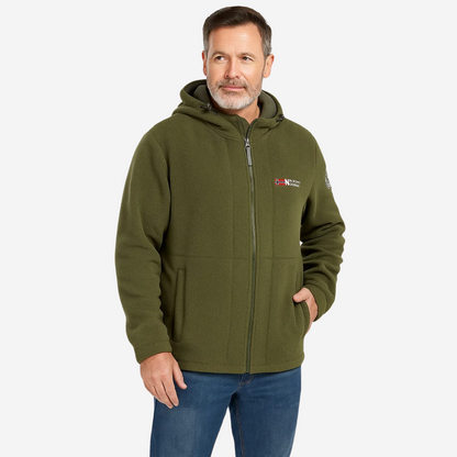 Warme Heren Fleece Jas – Winddicht & Ademend – Herfst/Winter