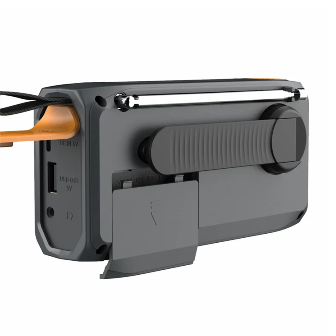 DAB/FM Noodradio 4500mAh – Zonne-energie - Handslinger