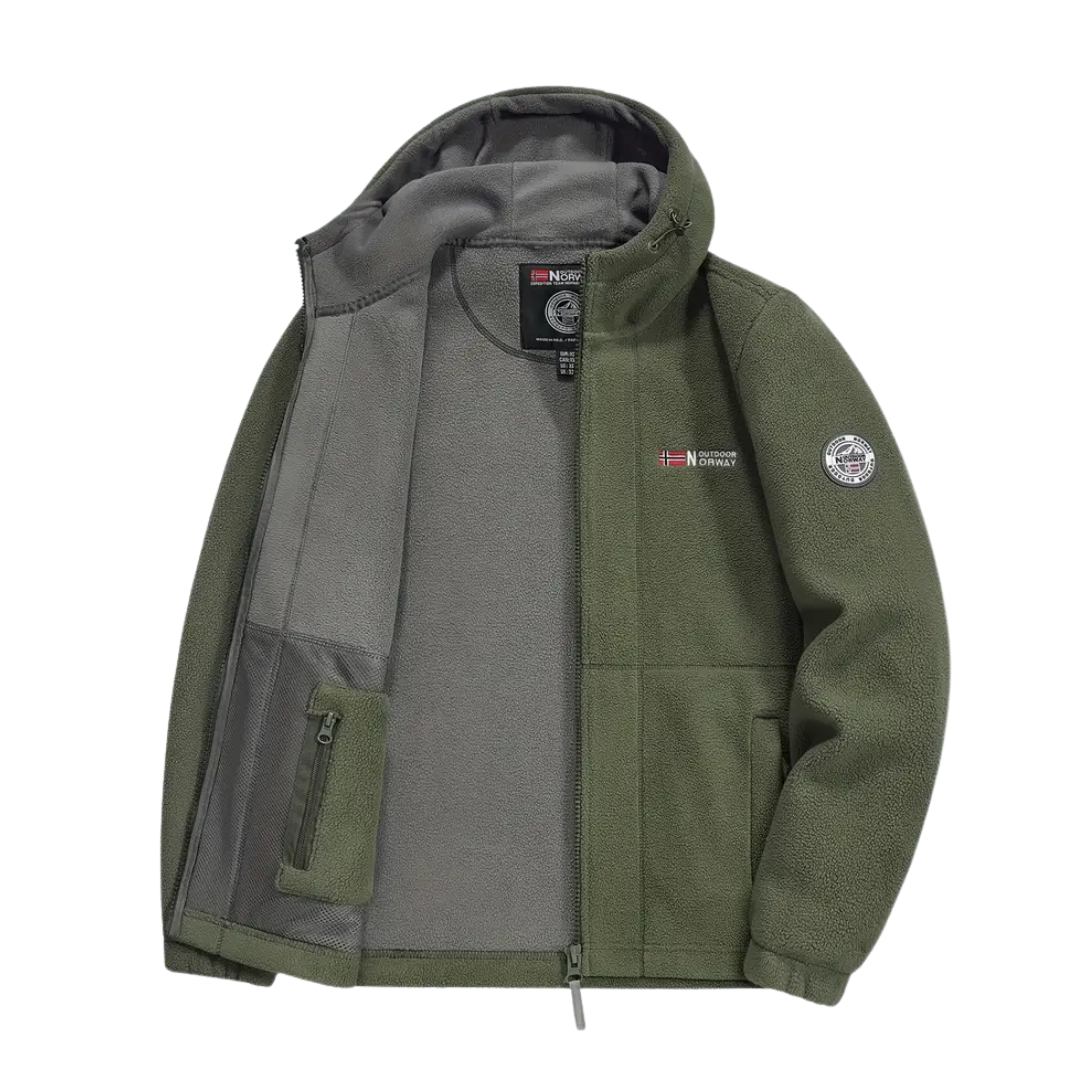 Warme Heren Fleece Jas – Winddicht & Ademend – Herfst/Winter