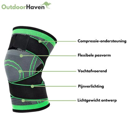 Kniebrace - Compressie - Actieve Levensstijl - OutdoorHavenNL