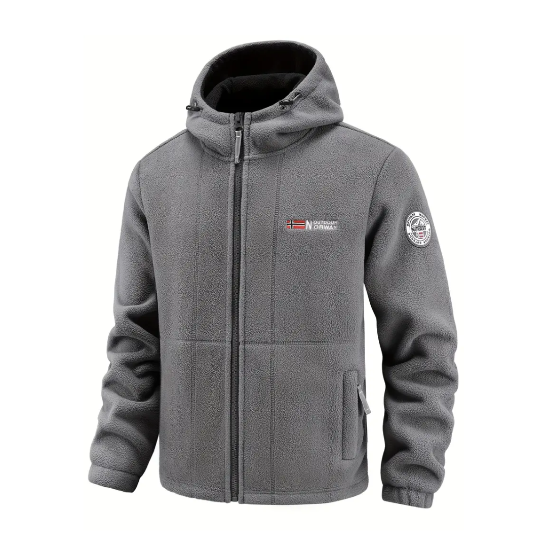 Warme Heren Fleece Jas – Winddicht & Ademend – Herfst/Winter