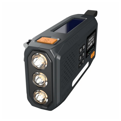 DAB/FM Noodradio 4500mAh – Zonne-energie - Handslinger
