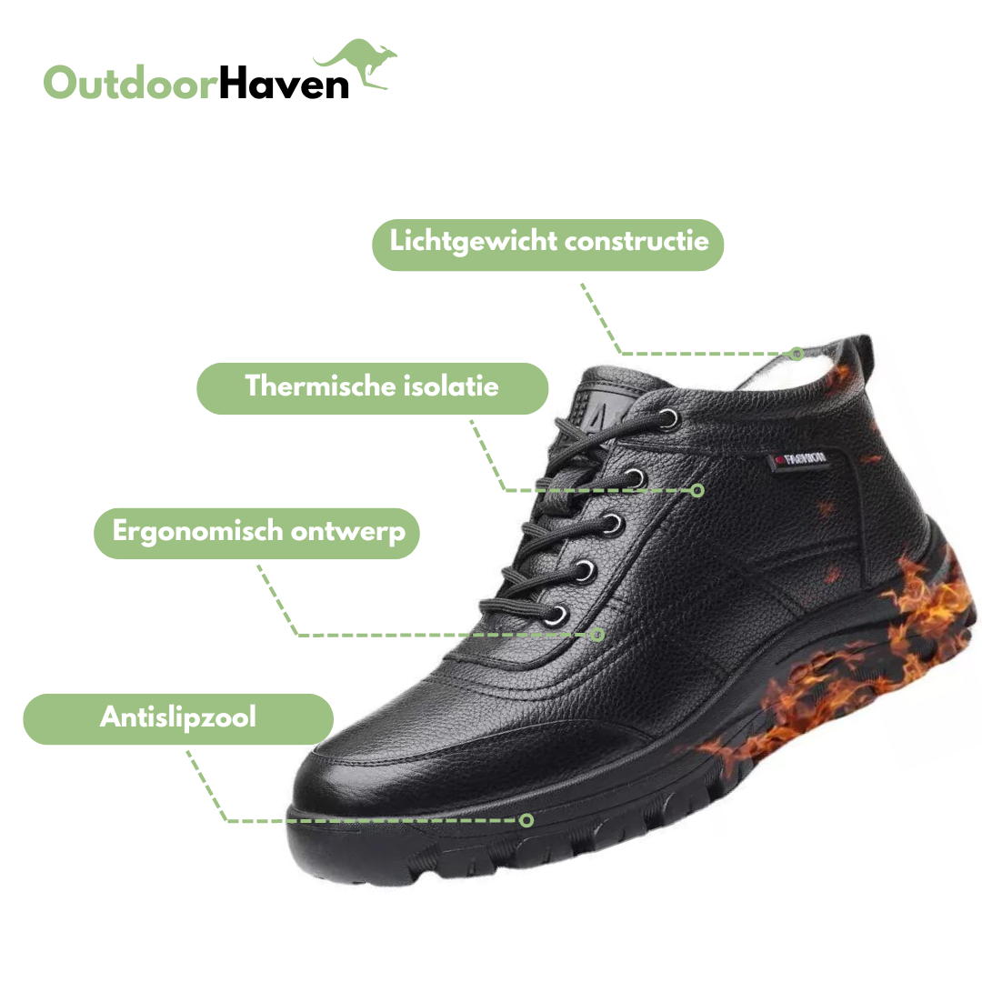 Heren Gevoerde Boots Winter Schoenen Waterdicht